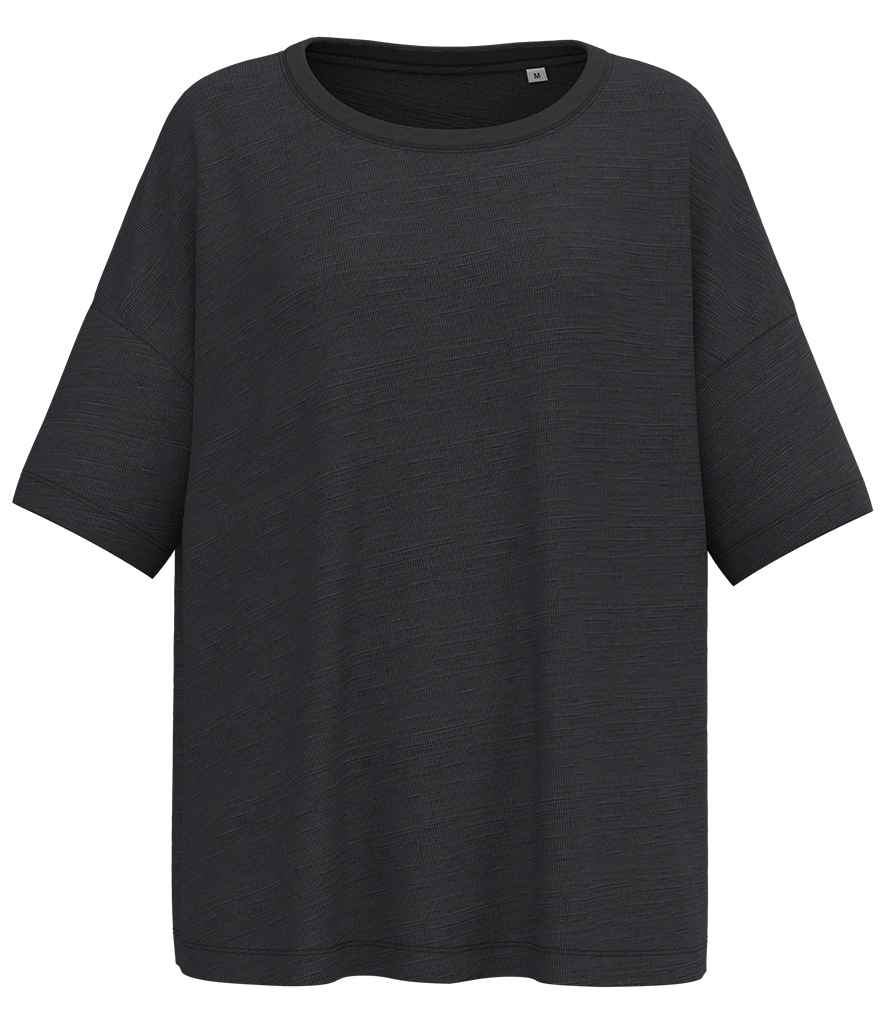 Spasso Ladies Oversized Slub T-Shirt