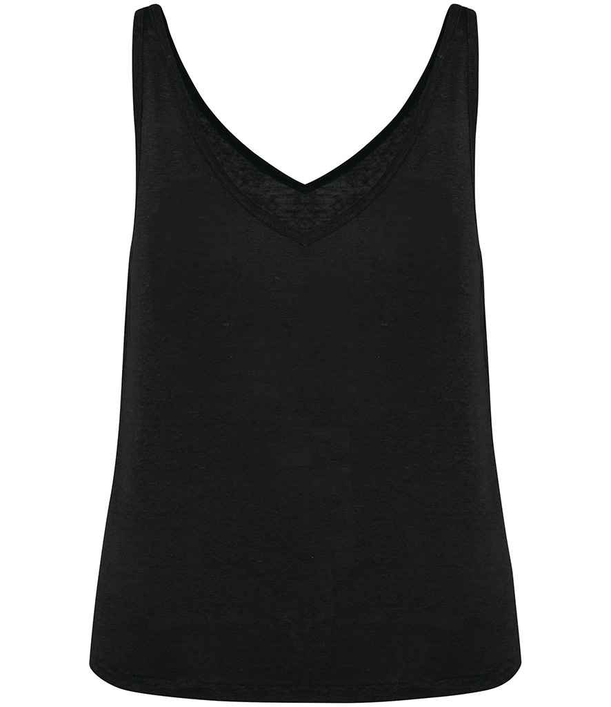 Spasso Ladies Linen Tank Top