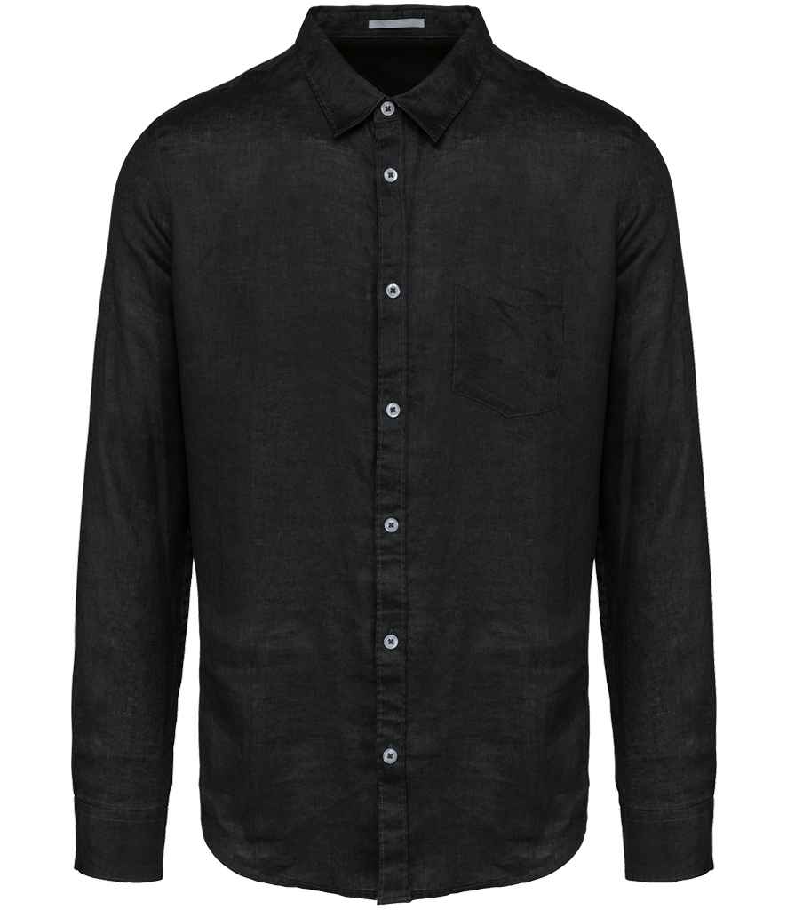Spasso Long Sleeve Linen Shirt