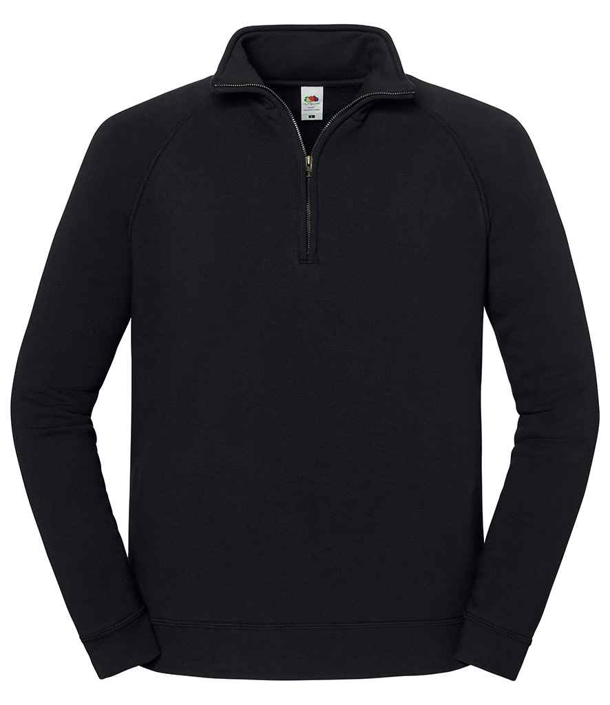 Fruit of the Loom Iconic Premium Zip Neck Sweatshirt
