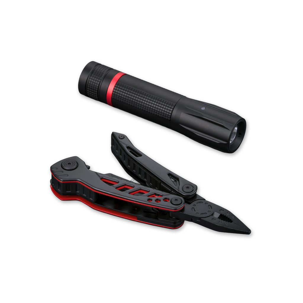 Optima Color set II: multitool & small flashlight