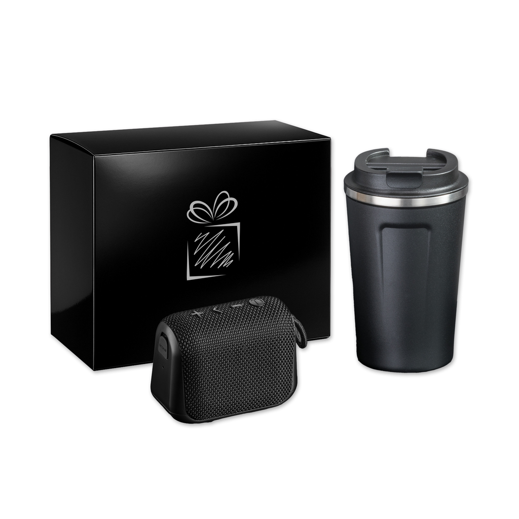Everyday Set: Nordic thermal mug 350 ml & wireless speaker