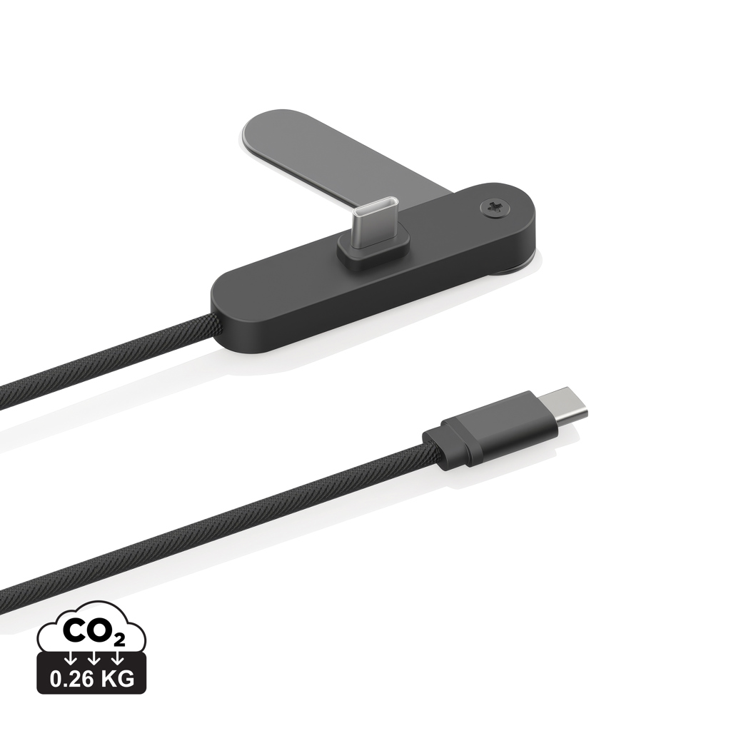 Aluvia RCS 65W PD Cable with adjustable phone stand