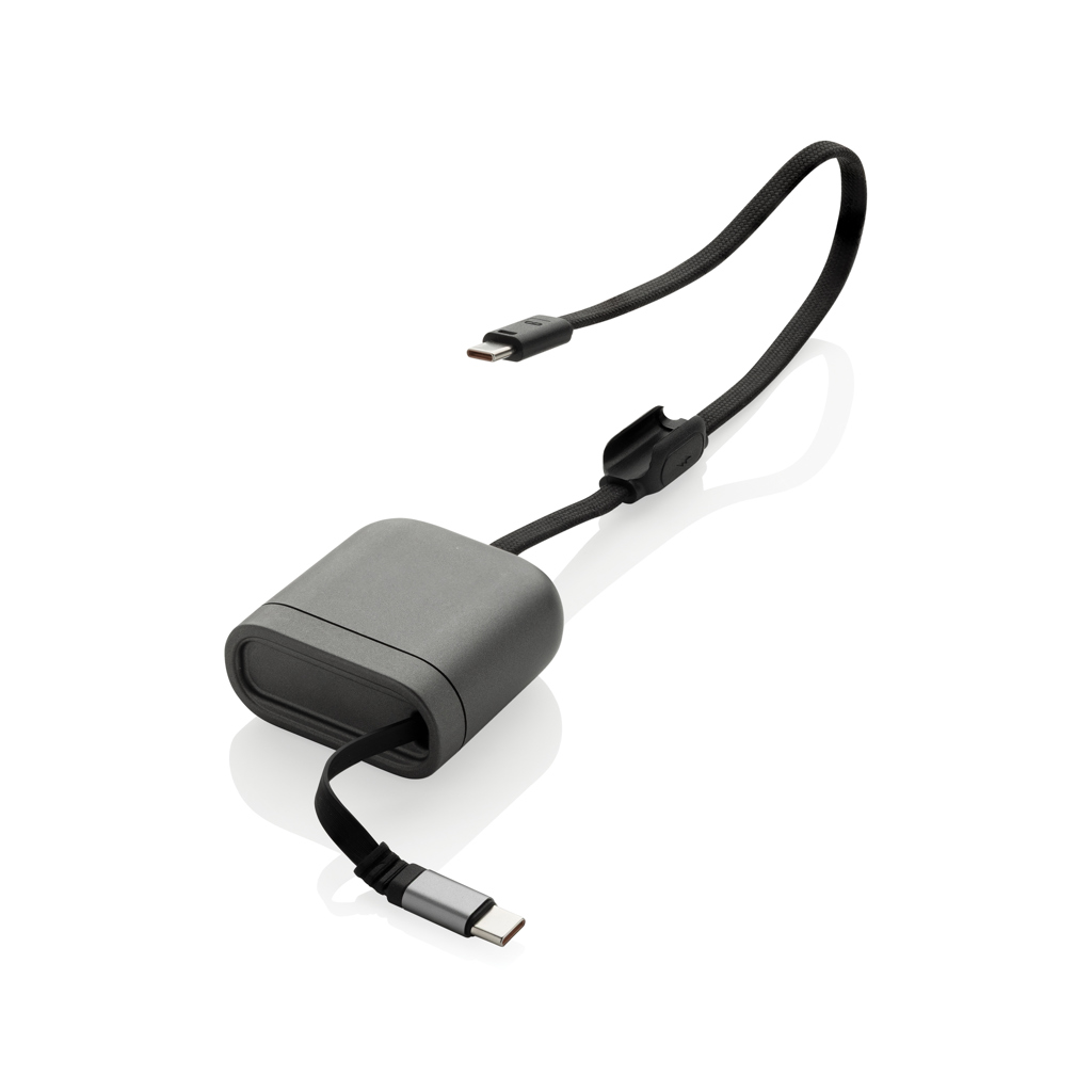 Spira RCS recycled retractable 100W fast charging cable