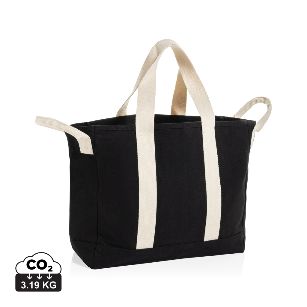 BEAU AWARE™ Beach bag 400gsm recycled canvas, with side hand