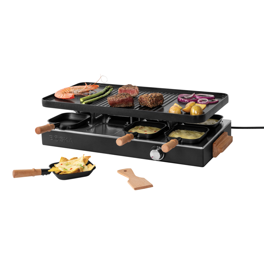 BOSKA Raclette Gourmet Party, 8 Person (EU Type F)