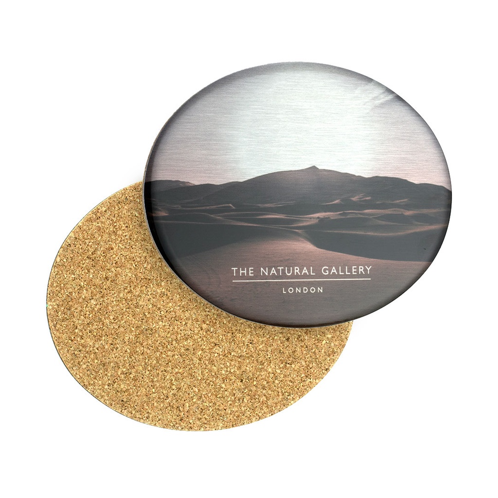 Aluminium Coaster 115mm x 90mm Oval