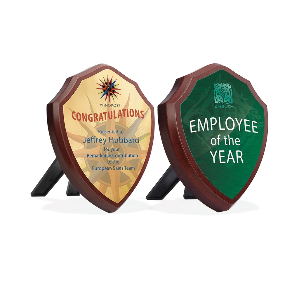 MDF Shield Plaque 8ins x 10ins