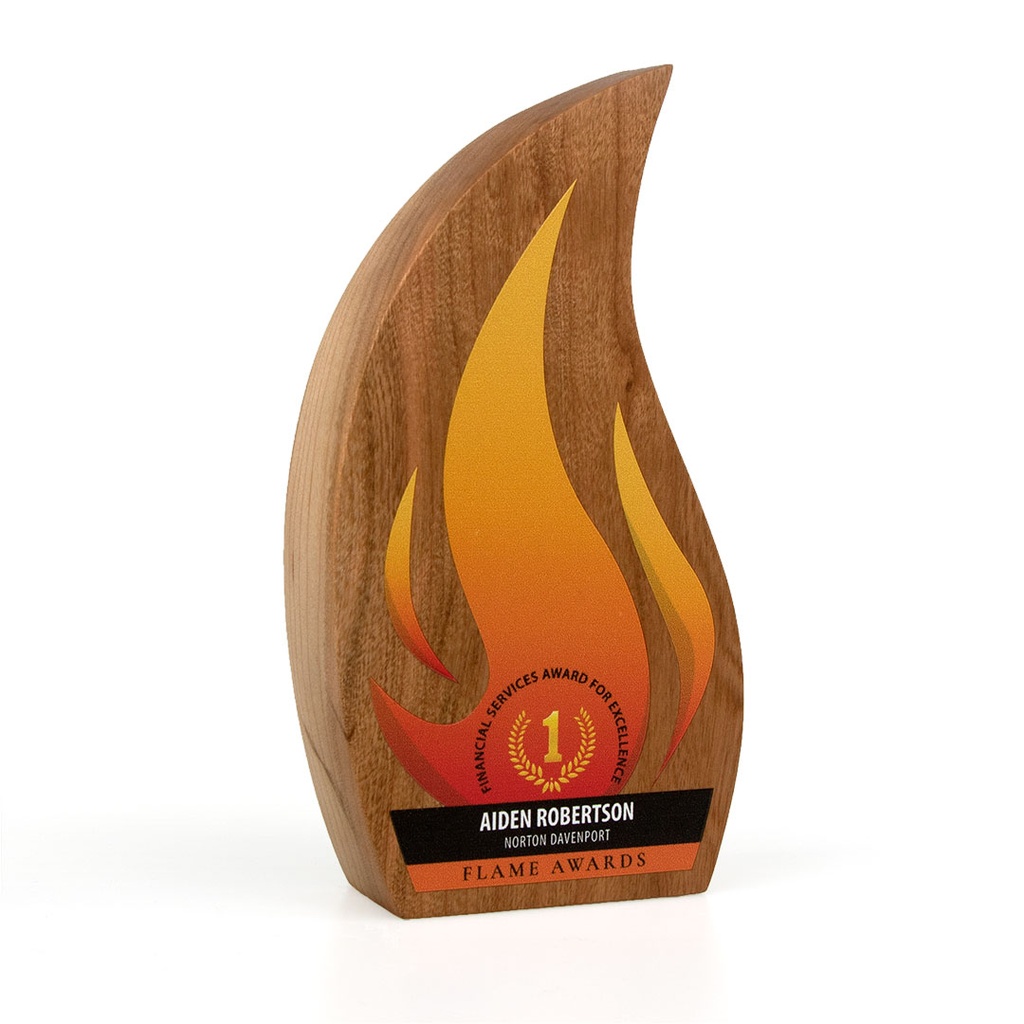 Real Wood Flame Award 95mm x 175mm