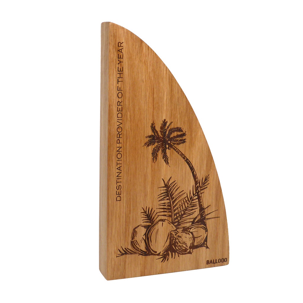 Real Wood Sail Award 95mm x 175mm