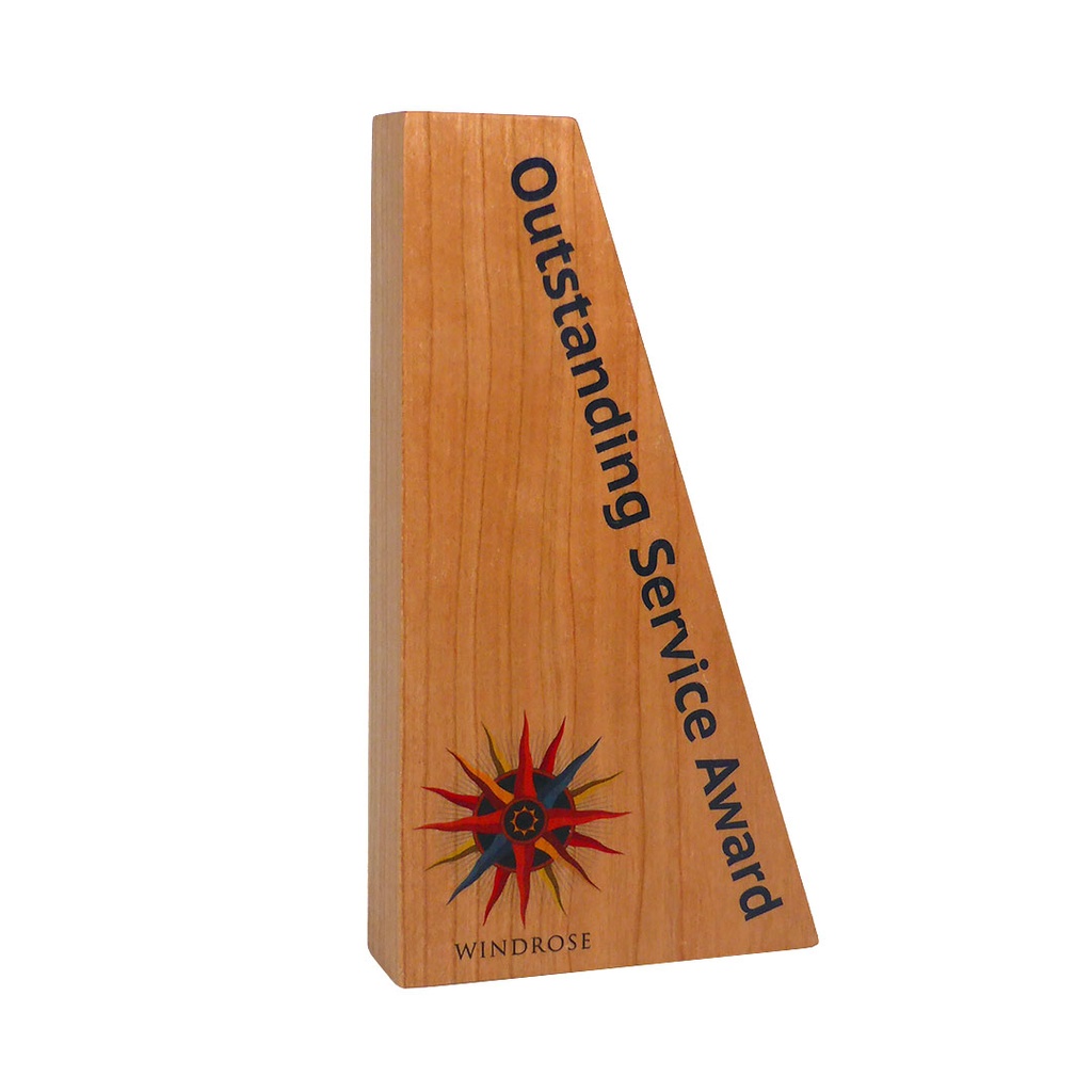 Real Wood Wedge Award 110mm x 200mm