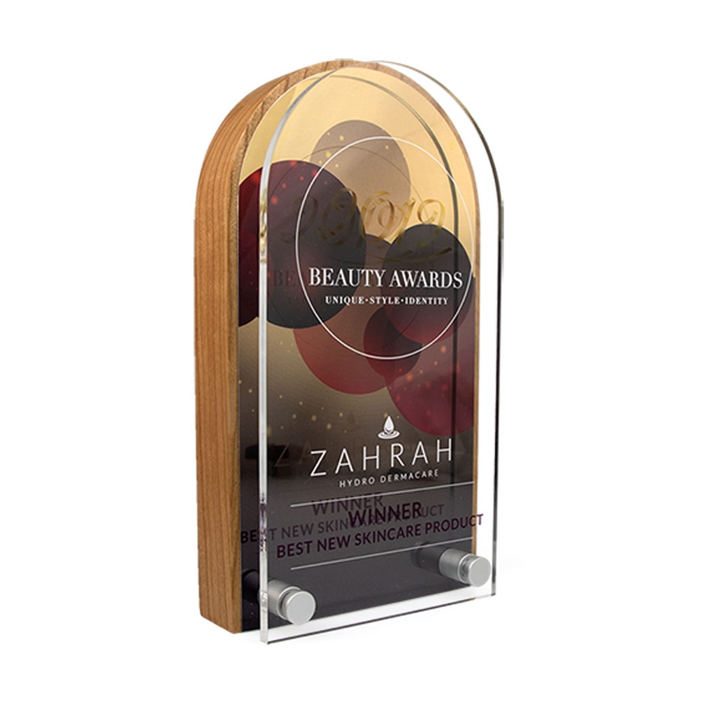 Arch Award 95mm x 175mm With Metal Plate & Acrylic Front
