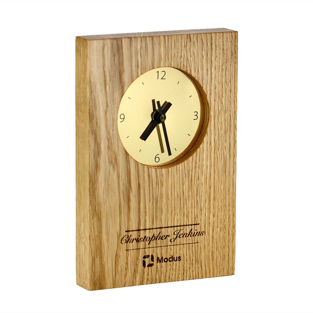 Oblong Clock 145mm x 220mm With 89mm Round Face