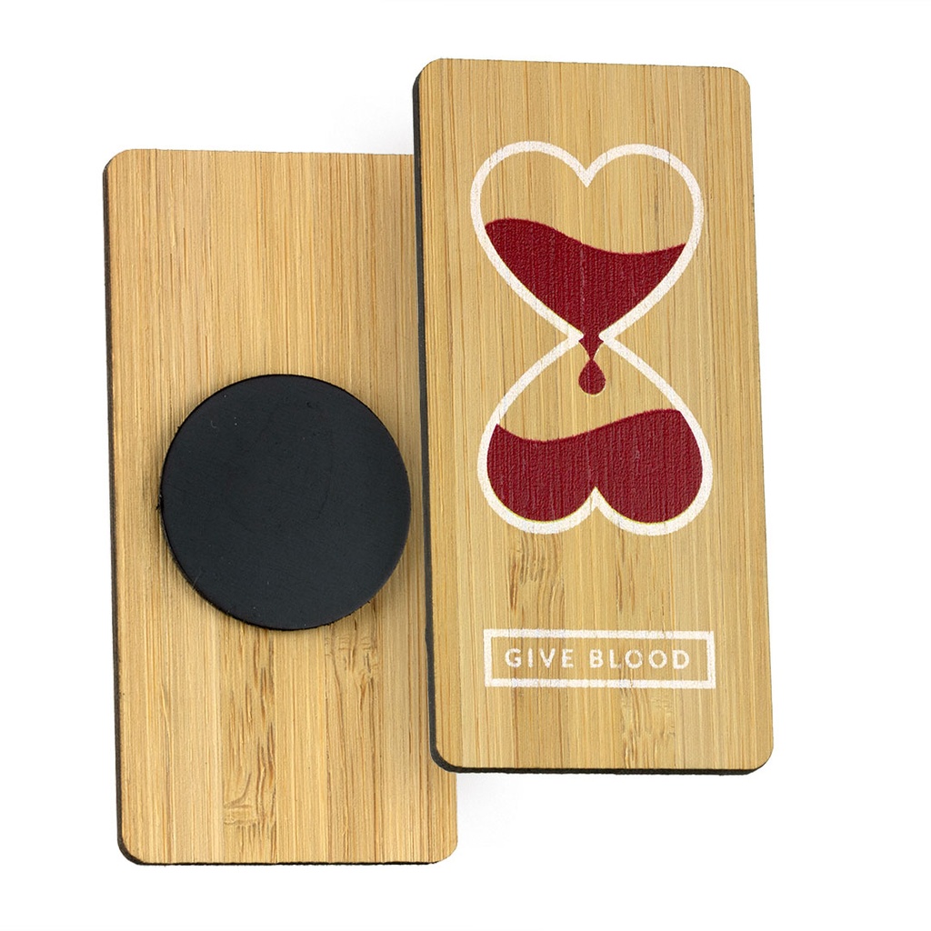 Bespoke Shape Bamboo Fridge Magnet up to 70mm x 70mm