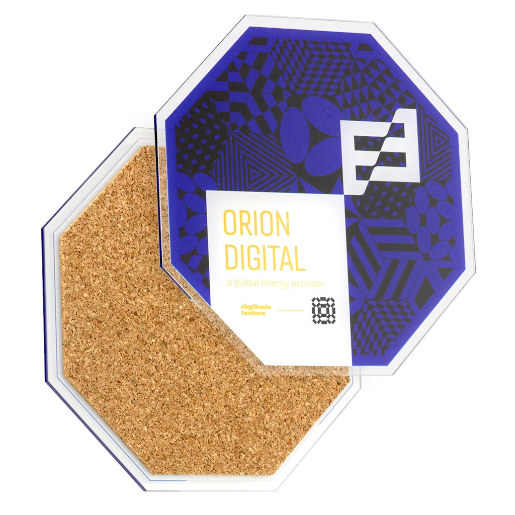 Recycled Acrylic Coaster Octagon