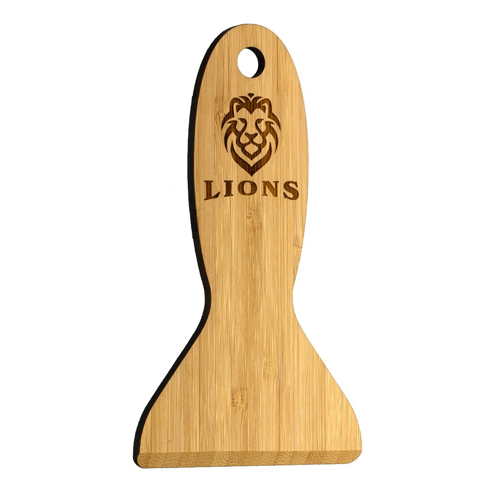 Bamboo Double Sided Large Ice Scraper