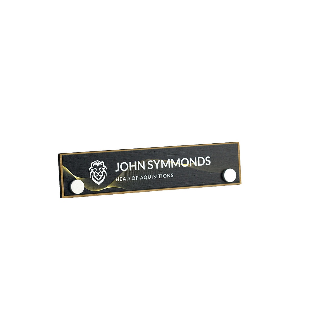 Bamboo Pillar Nameplate 180mm x 40mm