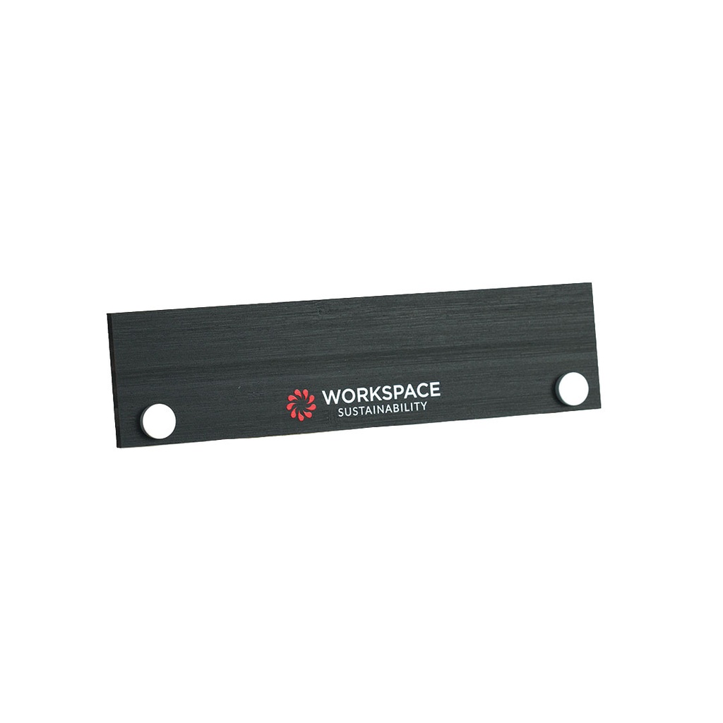 Bamboo Blackboard Pillar Nameplate 200mm x 50mm