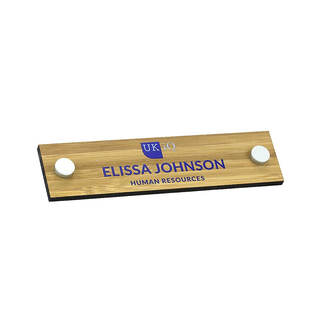 Bamboo Pillar Doorplate 160mm x 40mm