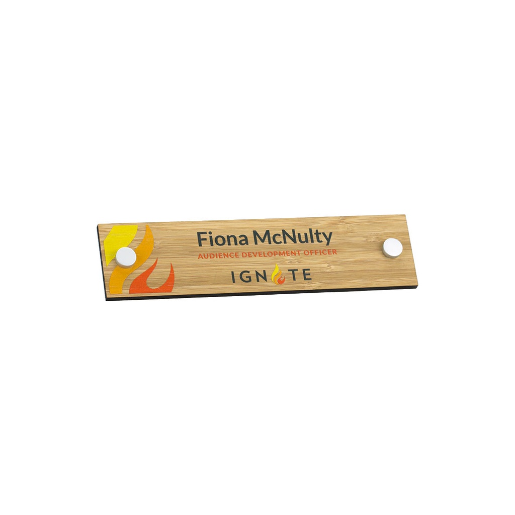 Bamboo Pillar Doorplate 200mm x 50mm