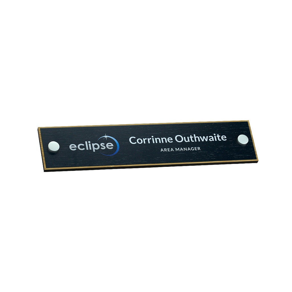 Bamboo Pillar Doorplate 250mm x 55mm
