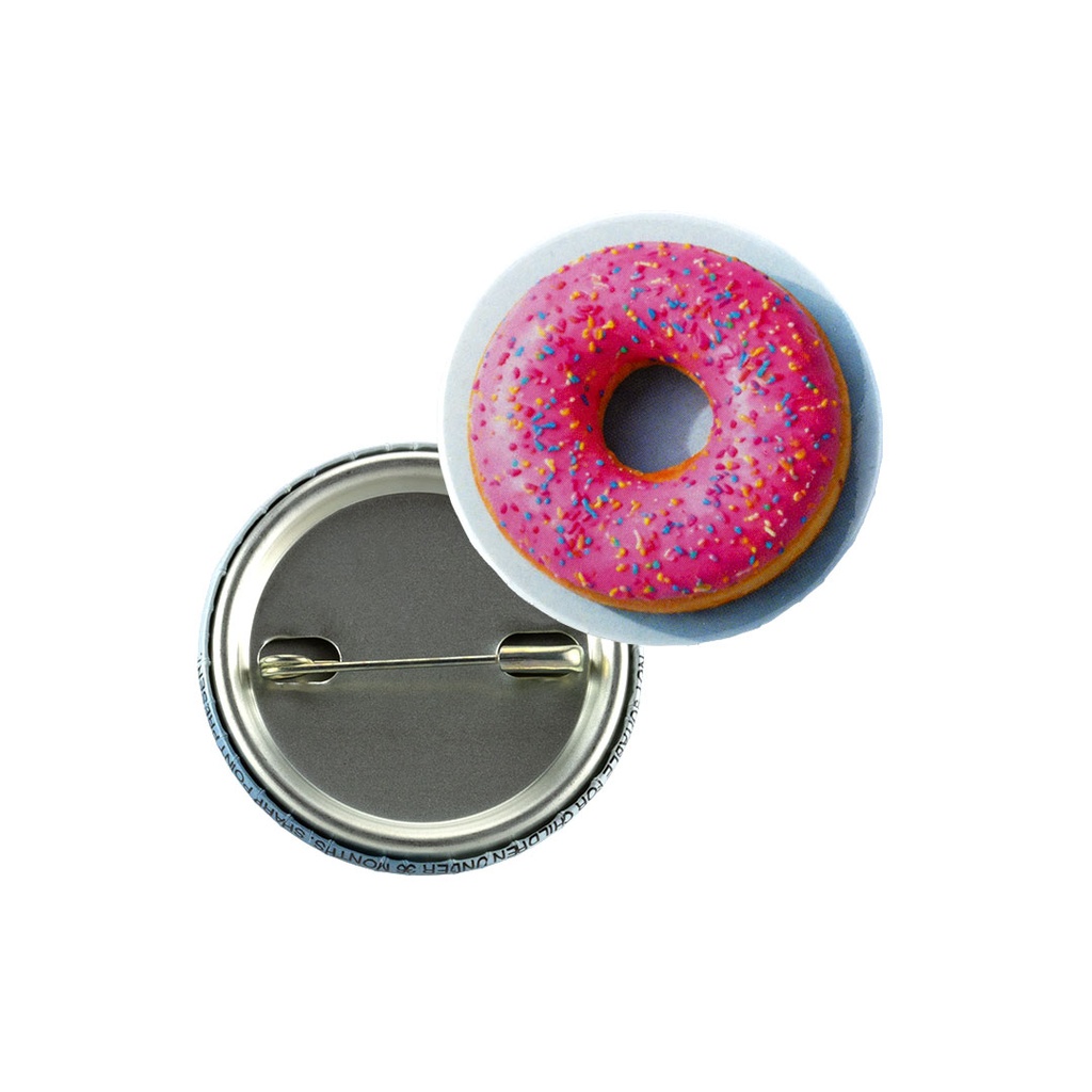 38mm All Metal Button Badge