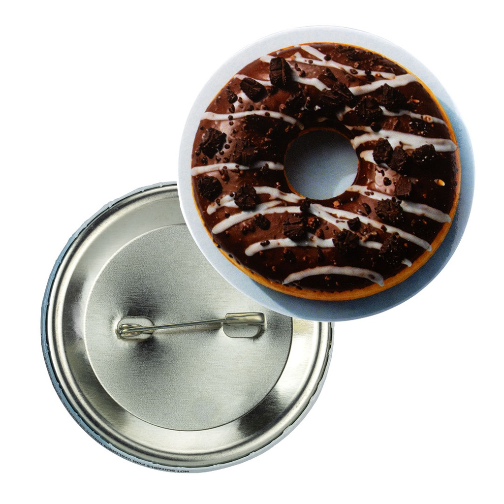 55mm All Metal Button Badge