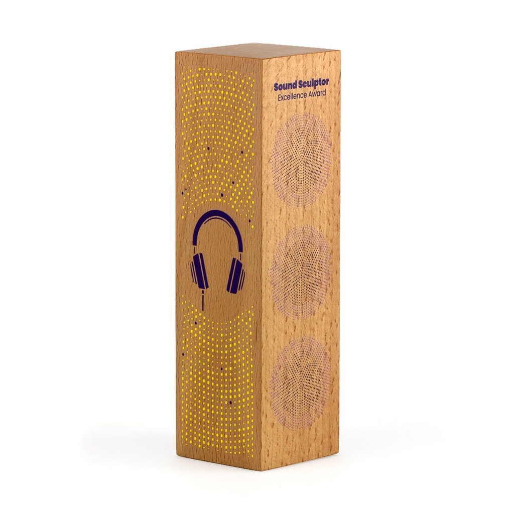 Beech Column Award 55mm x 55mm x 190mm