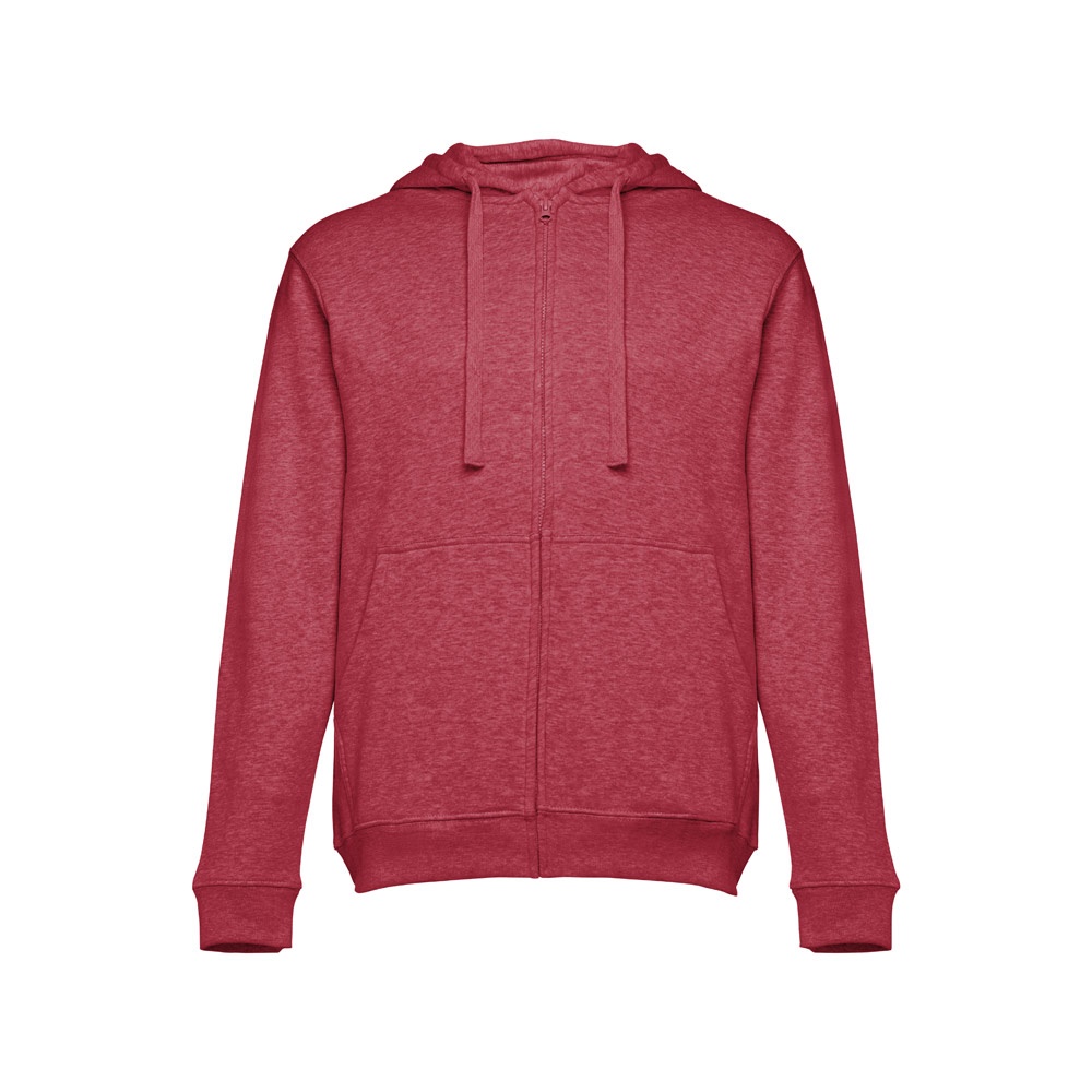 THC AMSTERDAM II. Men's hoodie in cotton and polyester with full zip