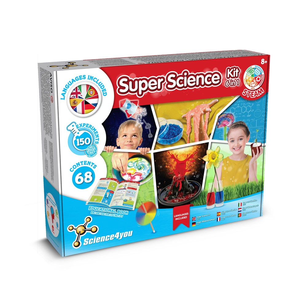 6 in 1 Super Science Kit I. Educational kit for children