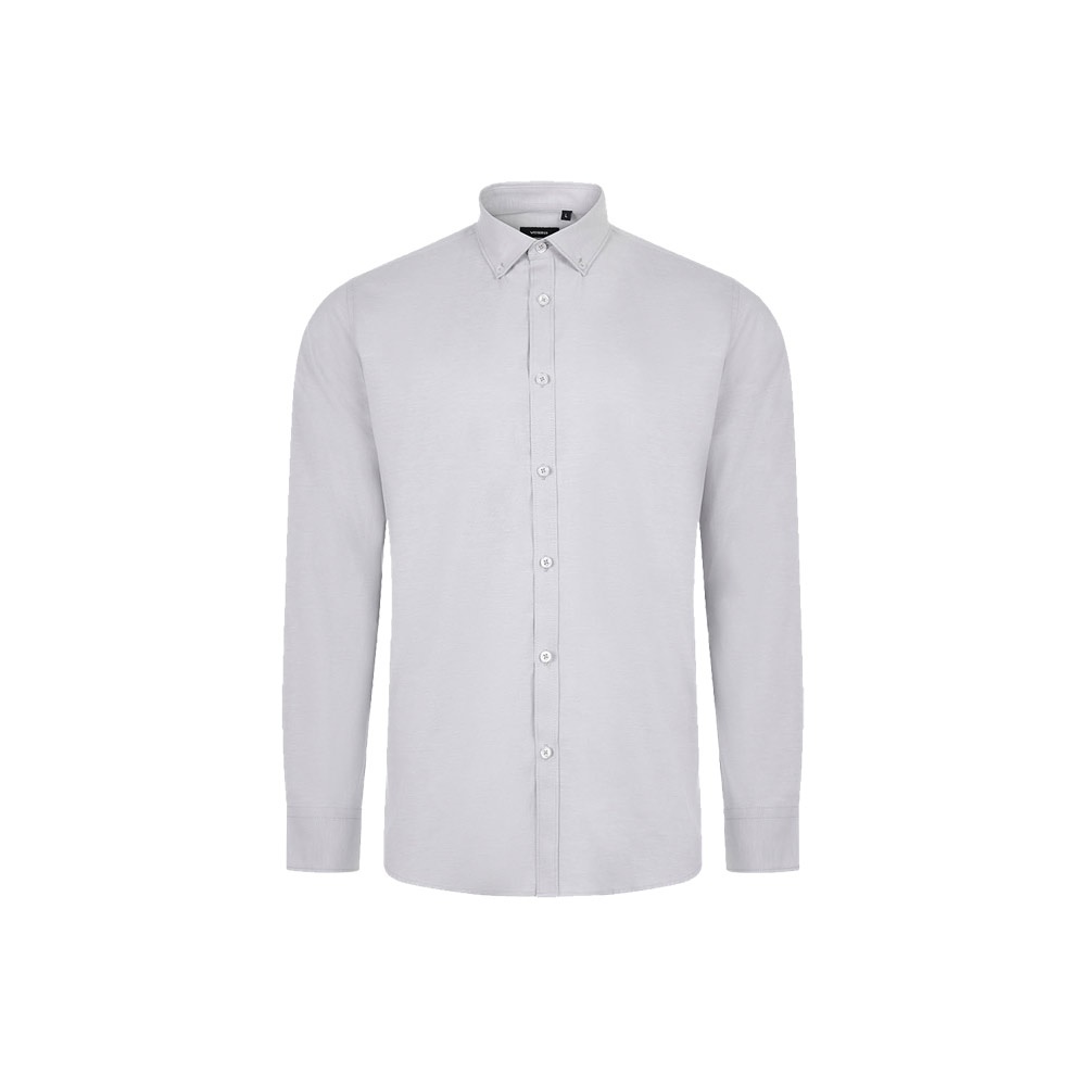 VL PRITHVI MAN. Men's Oxford shirt (180 g/m²) in cotton (50%), polyester (45%) and elastane (5%)