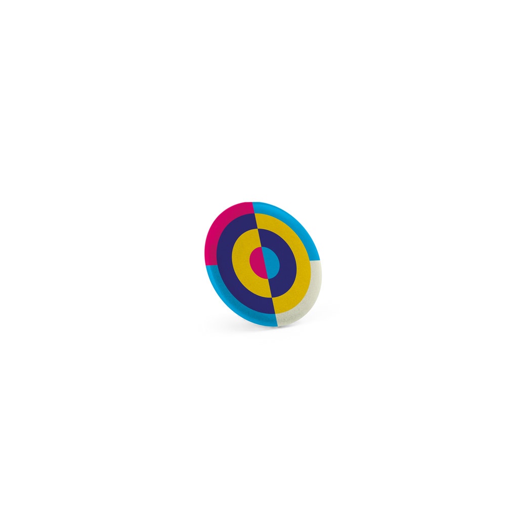Button P'IN 2. Magnetic button badge