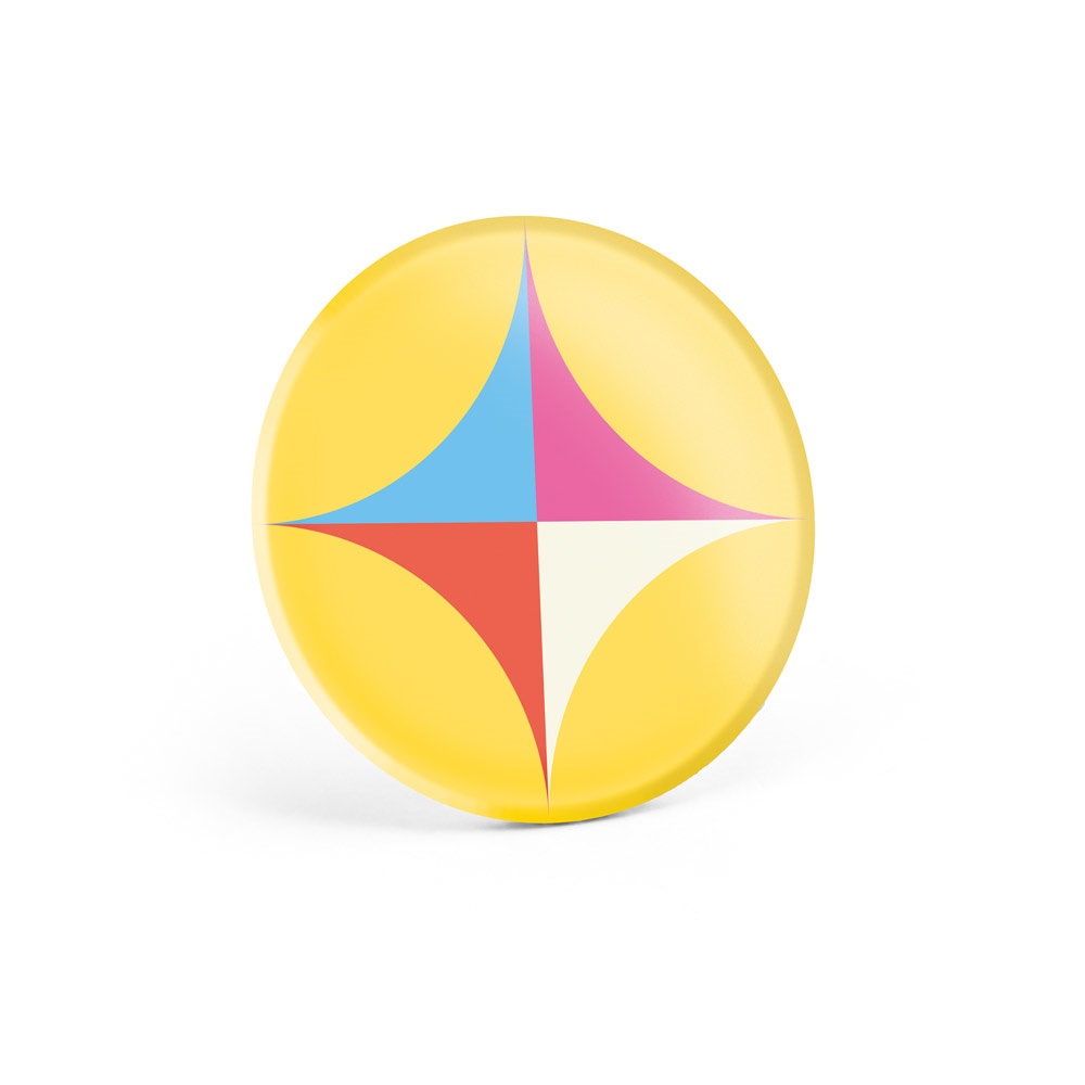 Button P'IN 9. Button pin badge