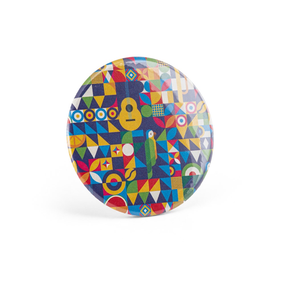 Button P'IN 10. Magnetic button badge