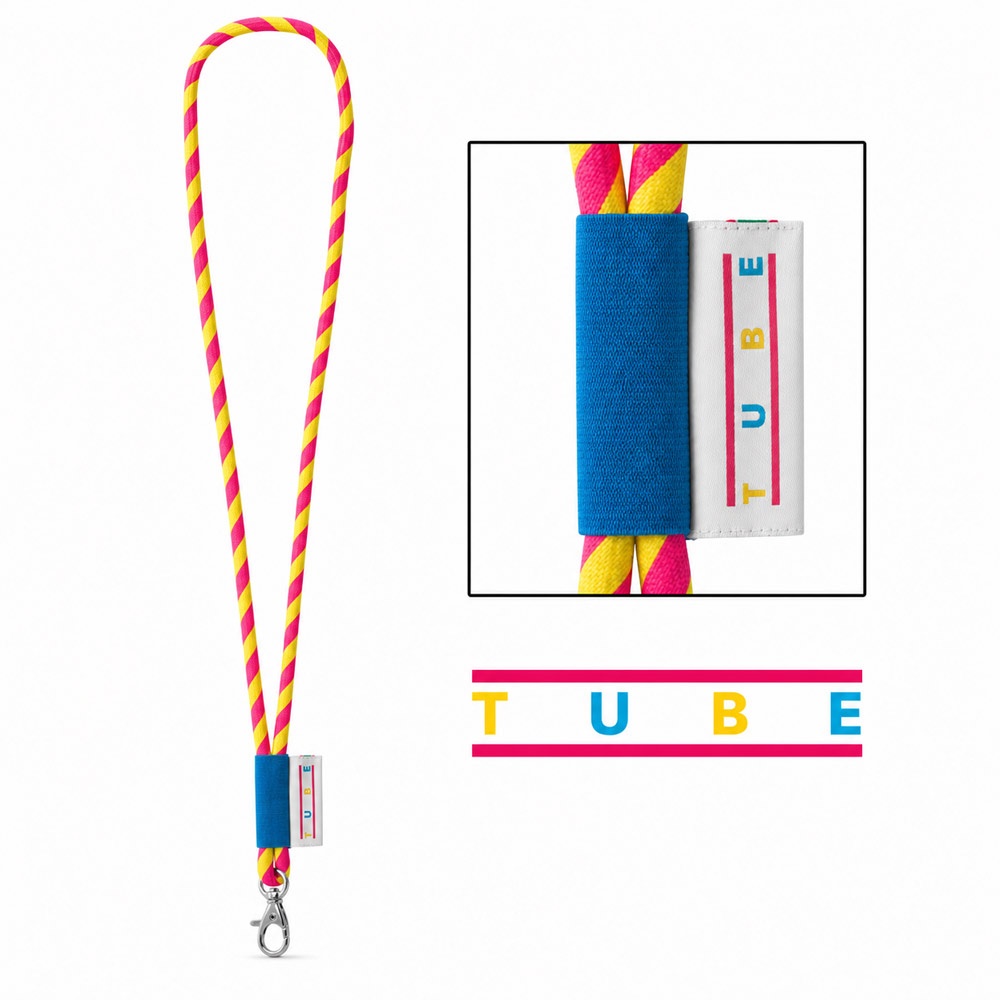 Printed sample of Lanyard TUBE Long (Ø 7 mm)