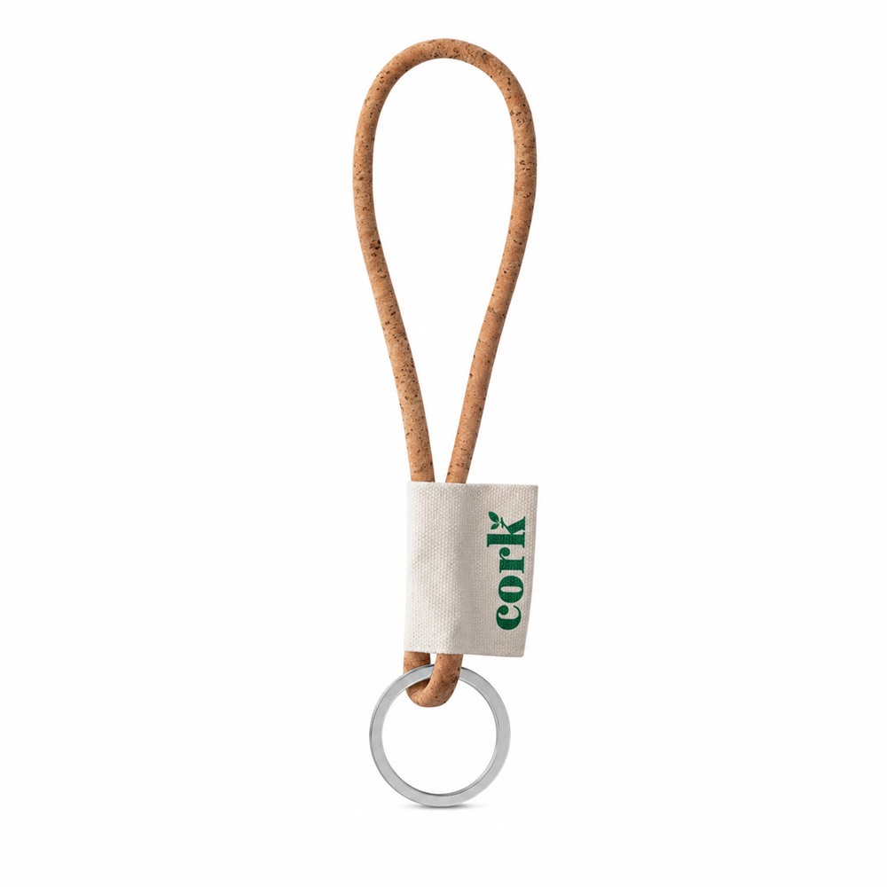Printed sample of Lanyard CORK Short (Ø 5 mm)