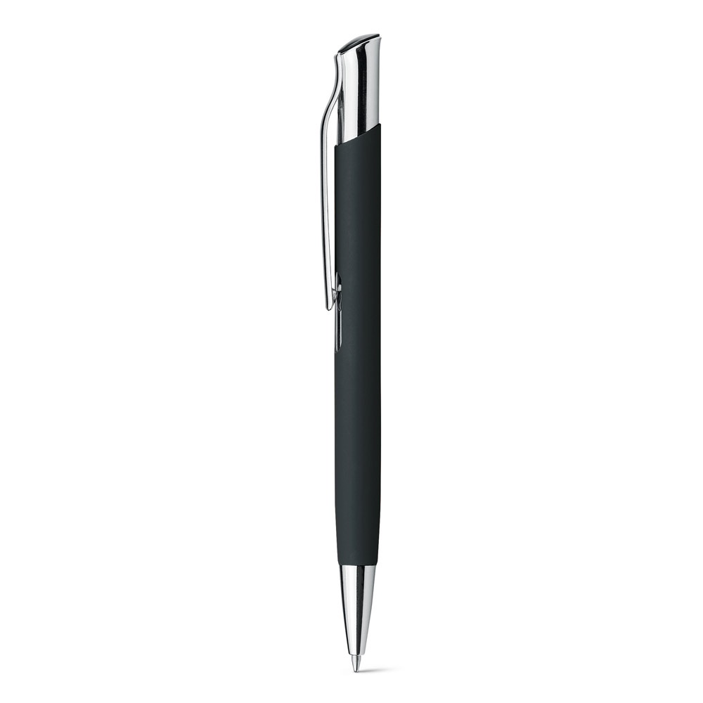 OLAF SOFT. Aluminium ball pen with rubber finish