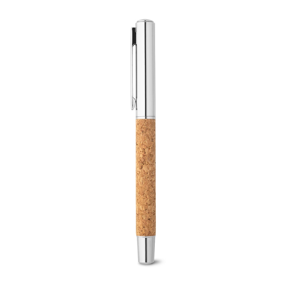 ANDREW. Roller with stainless steel body (90% rSS) and cork with clip