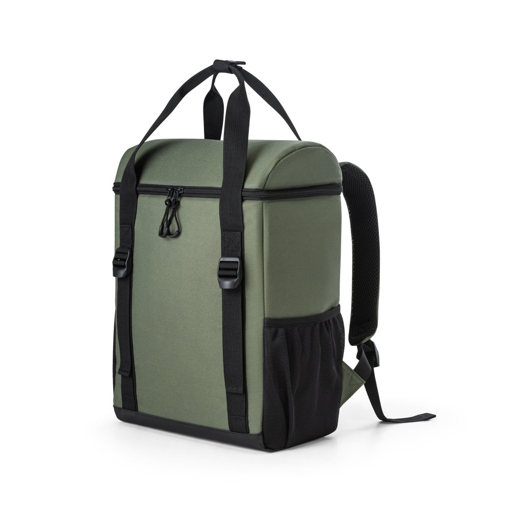ROMA L. Thermal backpack padded in recycled polyester 600D ripstop 16 L