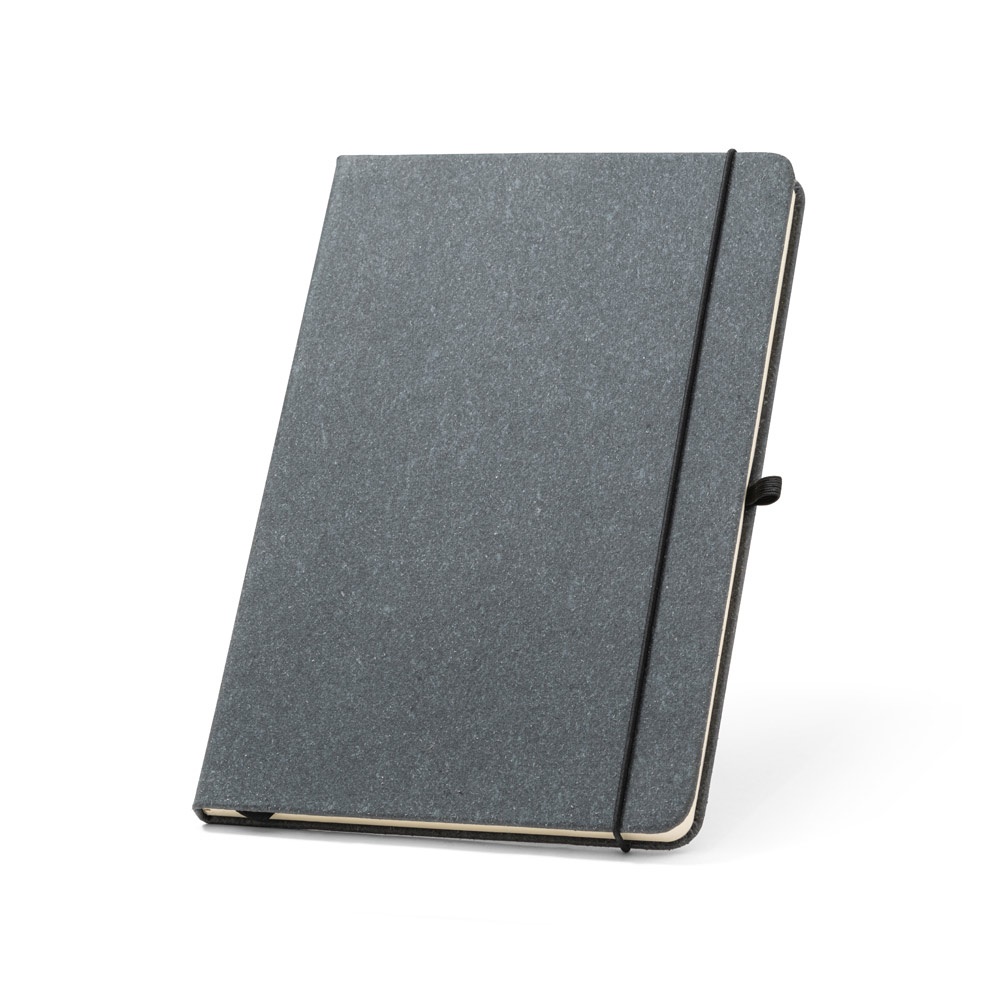 MATISSE. A5 notebook with rigid cover in leather (70% recycled) with lined sheets