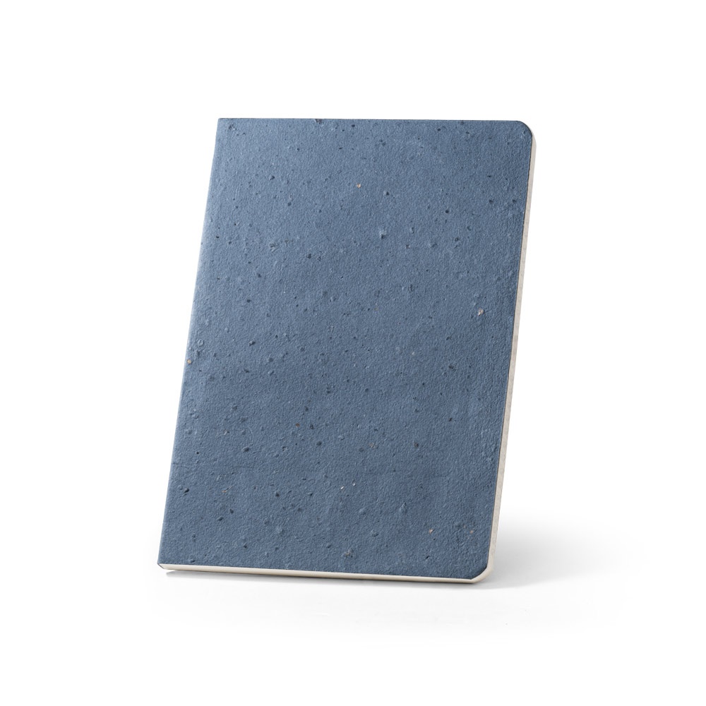 COFFEEPAD SEMI-RIGID. A5 notepad with semi-rigid cover made from coffee husk waste (65%)