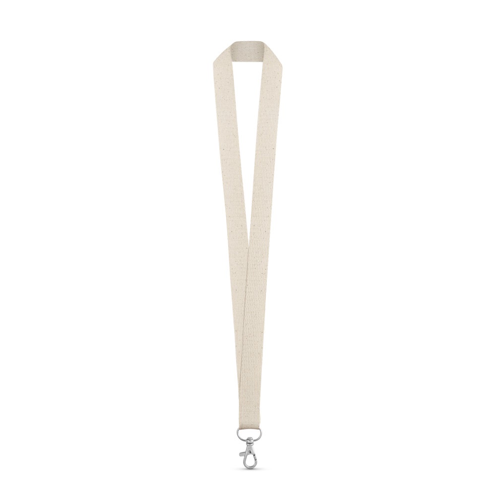 HEATHROW. 100% cotton lanyard