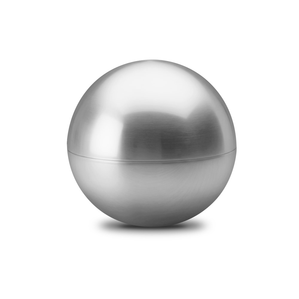 ALBA. Lip balm with ABS round-shaped packaging