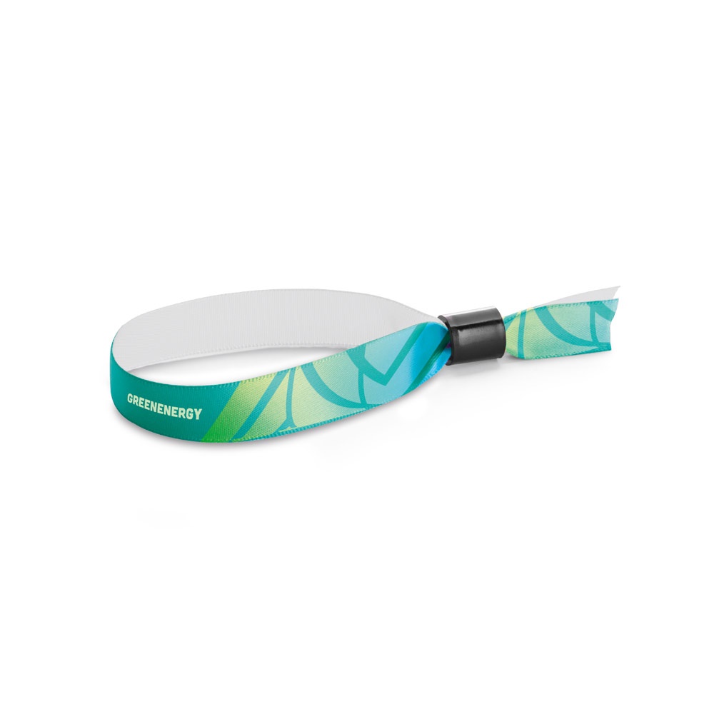 MENDOZA. SET Wristband Lanyard SUBLIMATION Slim I (15 mm) in polyester with safety lock