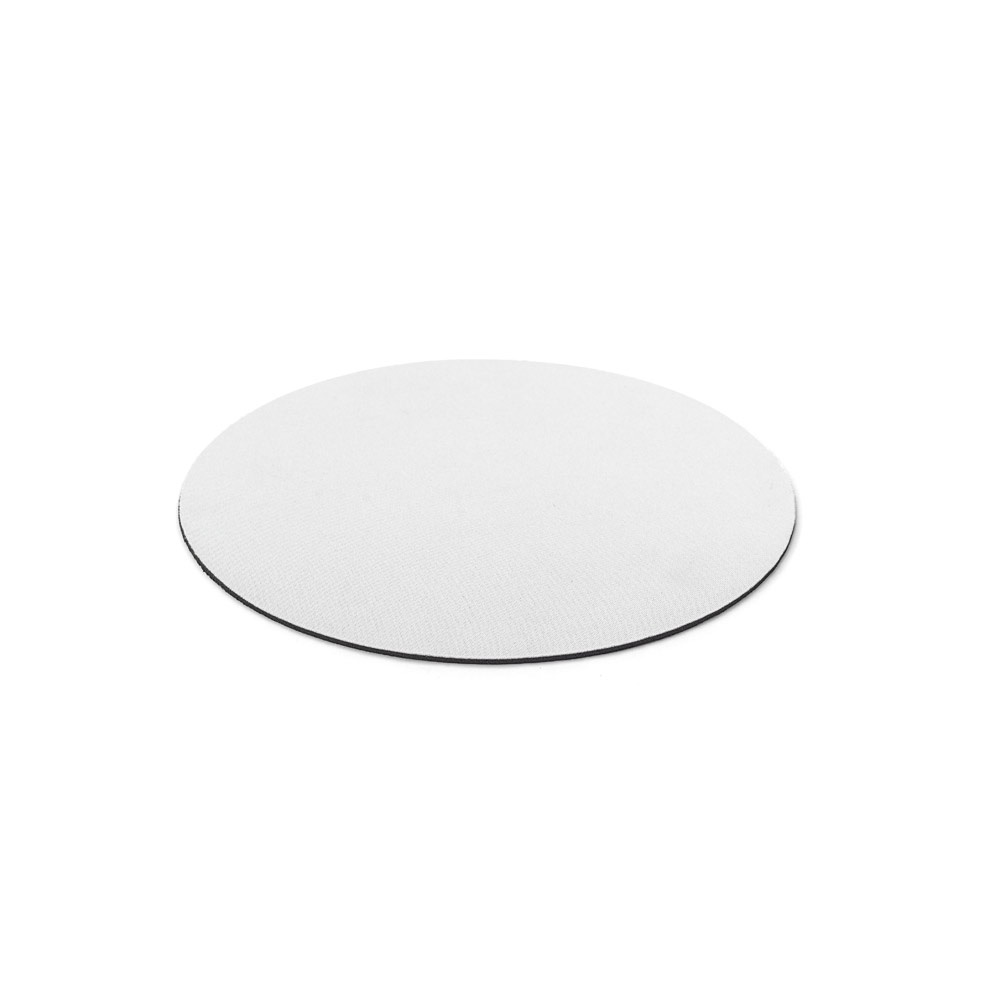 BLAIR ROUND. Round shaped mouse pad with rubber base