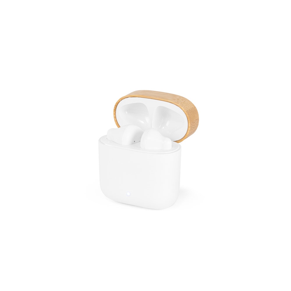 COBAIN. Wireless headphones with 5h of autonomy in recycled ABS (100% rABS) and bamboo