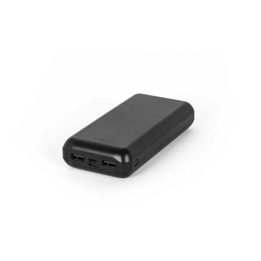 LEAKEY 20. Power bank 20'000 mAh in recycled ABS (100% rABS)