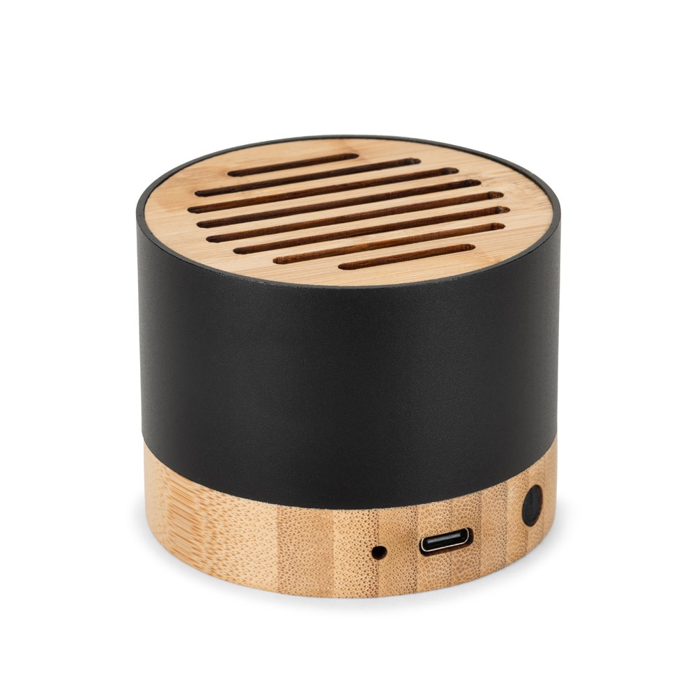 FERDINAND. Portable speaker made of recycled aluminum (100% rAL) with 3 hours of battery life