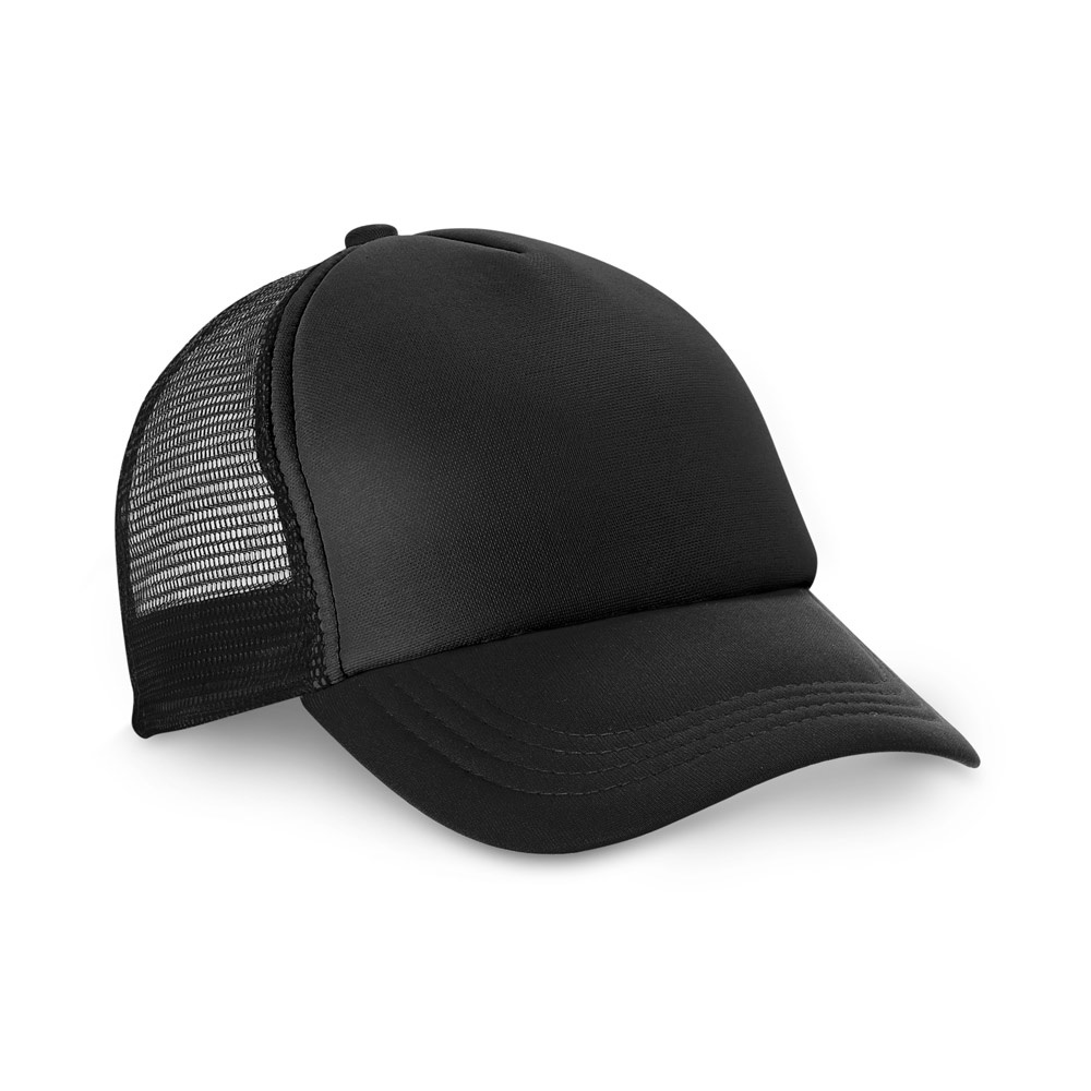 NICOLA BK. Polyester and mesh cap (150 g/m²)