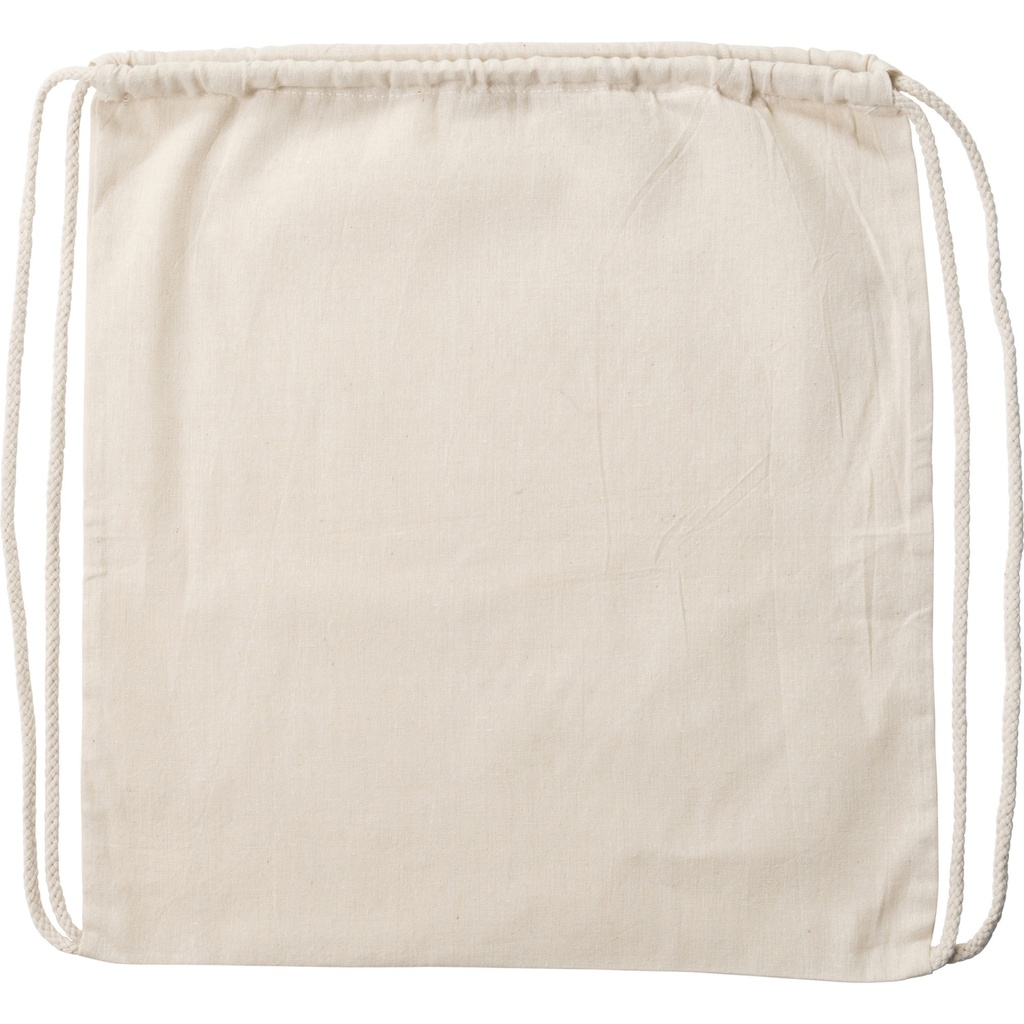 Cotton drawstring bag. (120gsm/3.54oz)